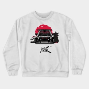 SUBARU IMPREZA WRX GC8 BUGEYE Black Crewneck Sweatshirt